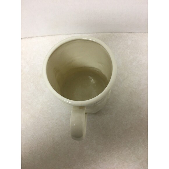 Lighthouse CROSSROADS Embossed Collectible Ivory Mug-Cup 12oz - Picture 4 of 6